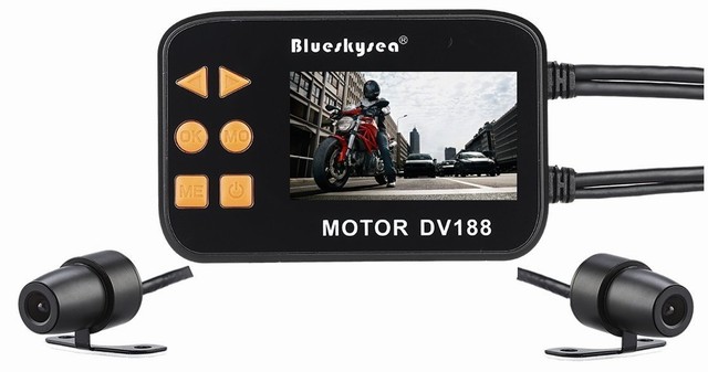 DV188 バイク用ドライブレコーダー 自転車 オートバイ用車載カメラ