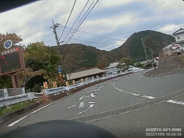 県道76号線の紅葉