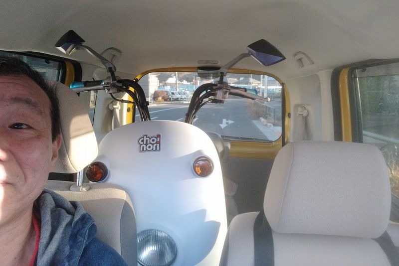 チョイノリさんがウチに来た(ヤフオク引き取り・NBOX車載法)